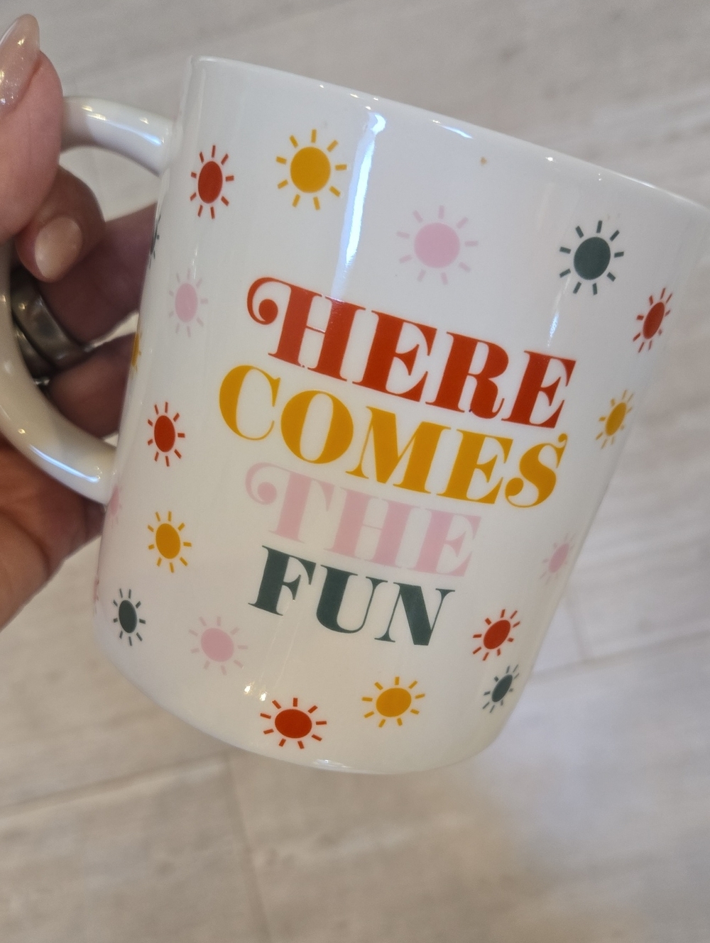 Parker Lane "Here Comes The Fun" Stoneware Mug